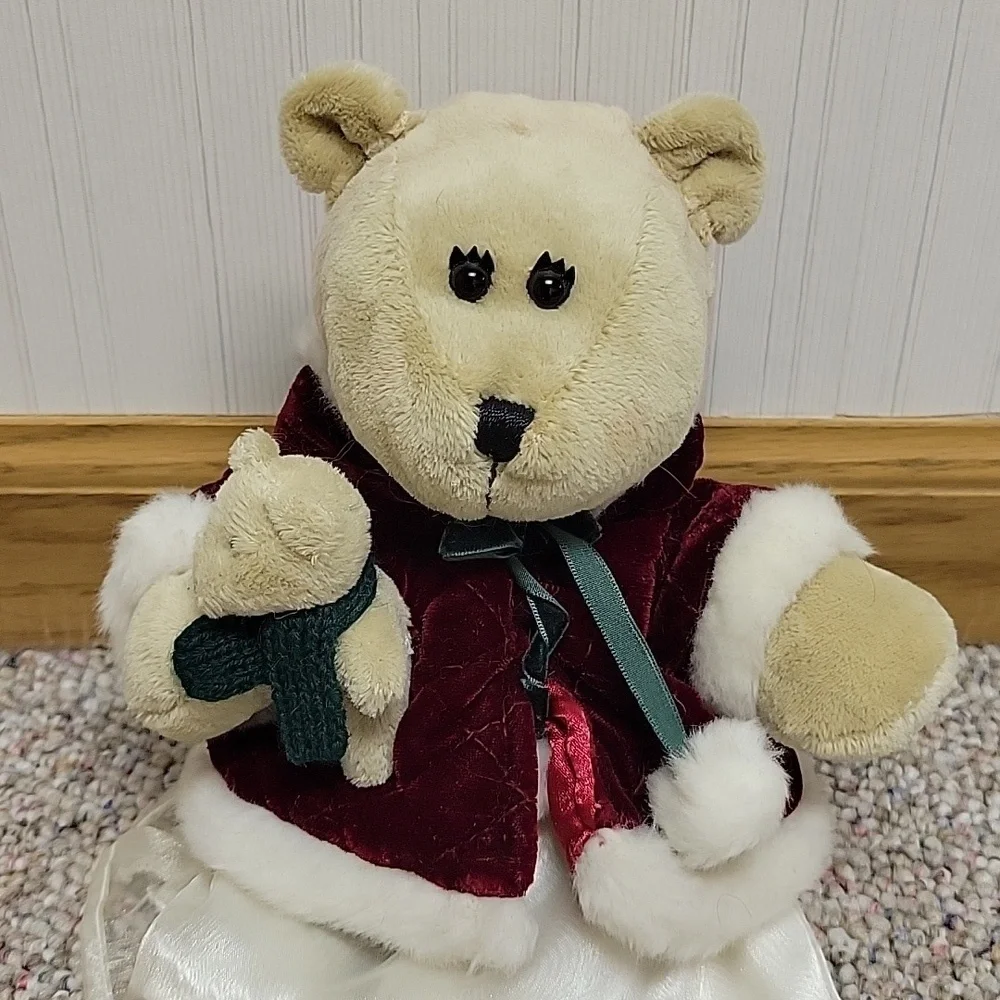 Starbucks Festive Bear Plush with Red and White Outfit 2005
